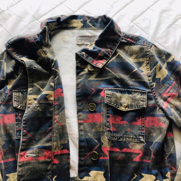 UO Lightweight Printed Utility Jacket - Picture 7 of 7